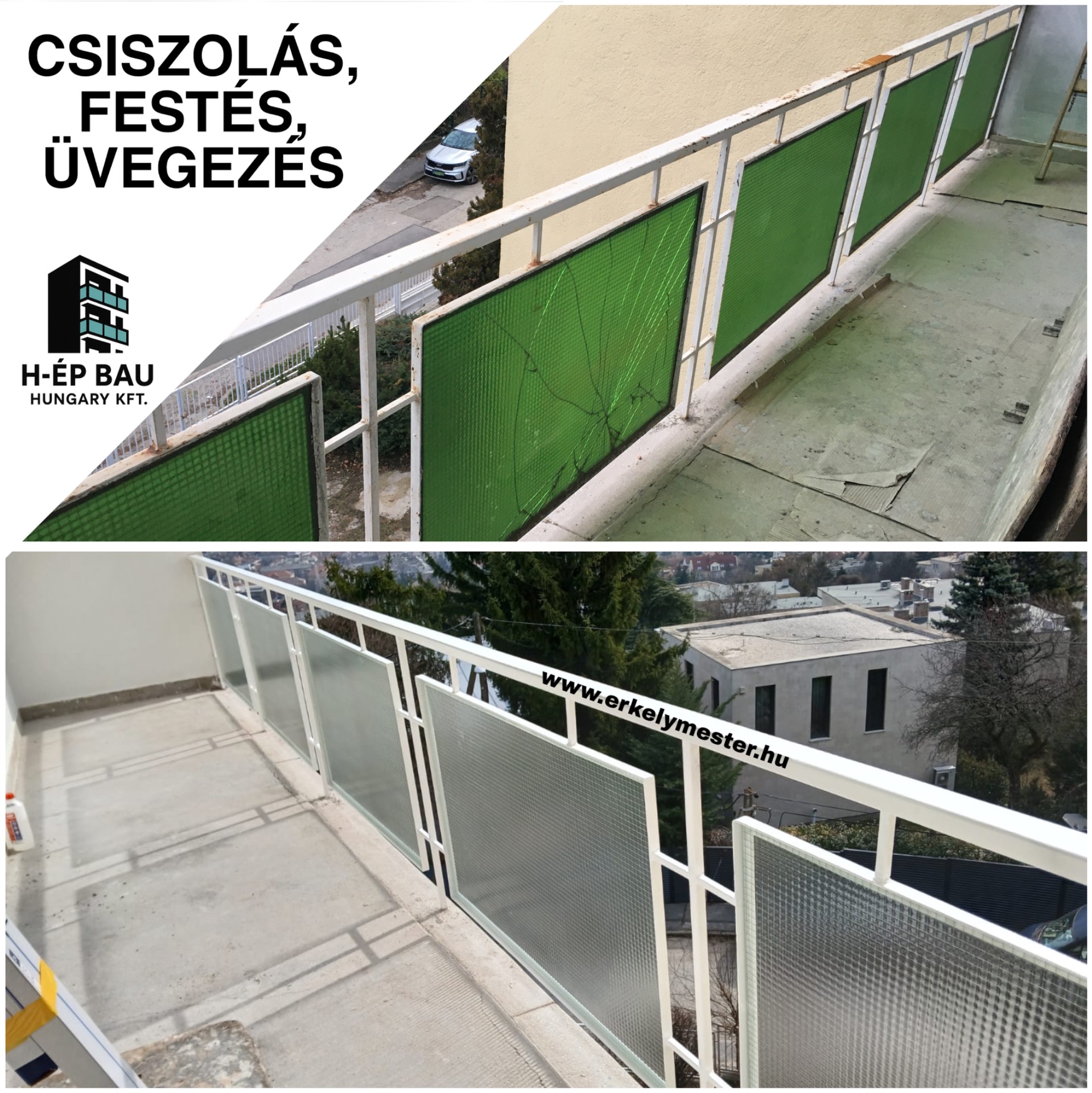 Erkélyfelújítás Budapest XII.kerületében